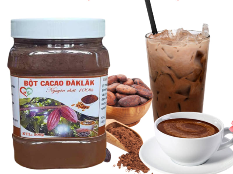 bột ca cao đăk lăk